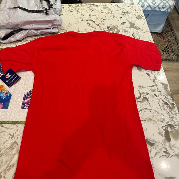 Champion Men's Vibrant Red Tee - Picture 5 of 5